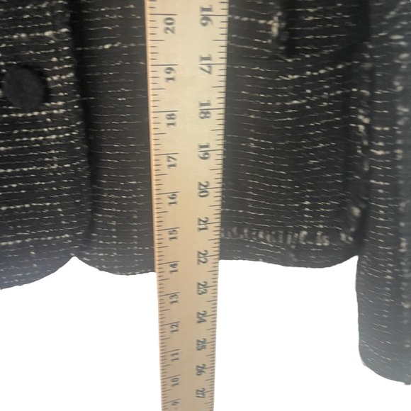 Ann Taylor Women's Size 0 XS Black Tweed Wool Blend Blazer Jacket - Picture 10 of 10
